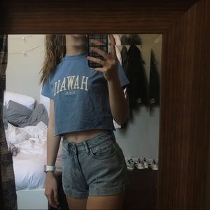 cropped brandy tshirt